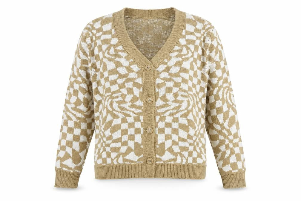 ASOS DESIGN Women's Beige Cardigan Size 8
