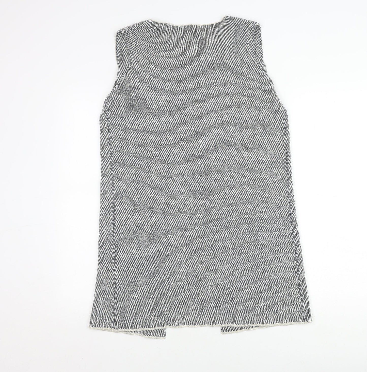 Cocogio Women's Multicolour Knit Vest Open Front Waistcoat, Size S