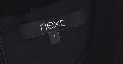 Next Women's Black Dress, Size 6, Classic Style