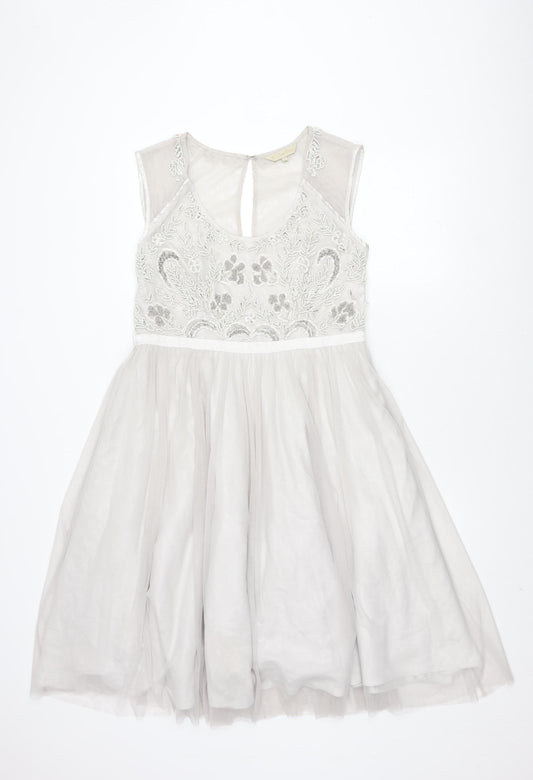 No.1 Jenny Packham Women's Ivory A-Line Dress Size 14