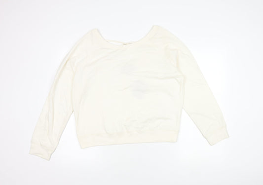 Golddigga Women's Ivory Pullover Sweatshirt Size 18