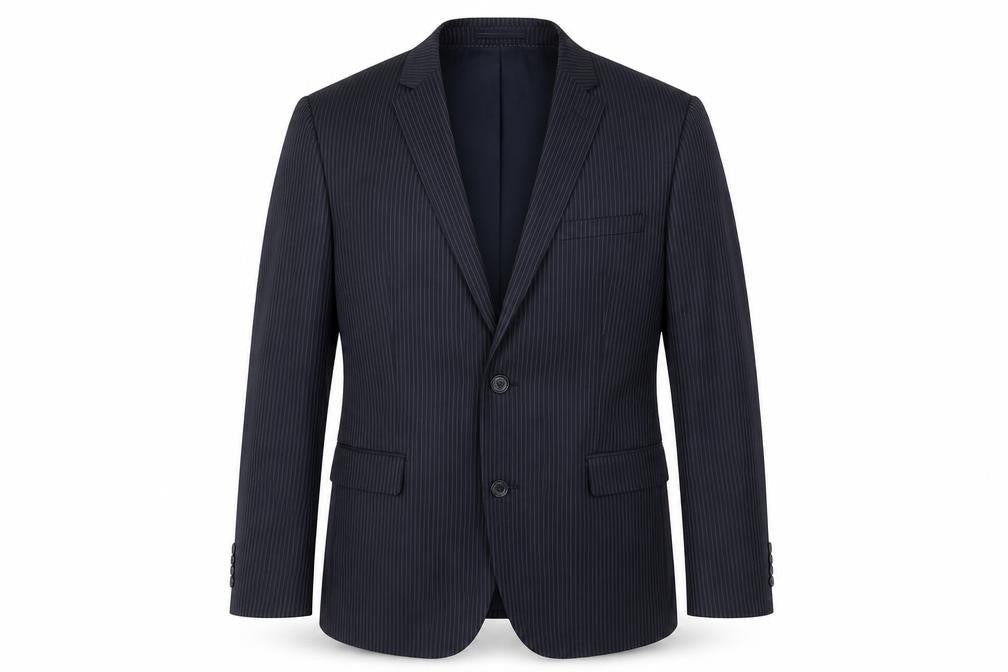 Golfino Men's Blue Striped Blazer 38