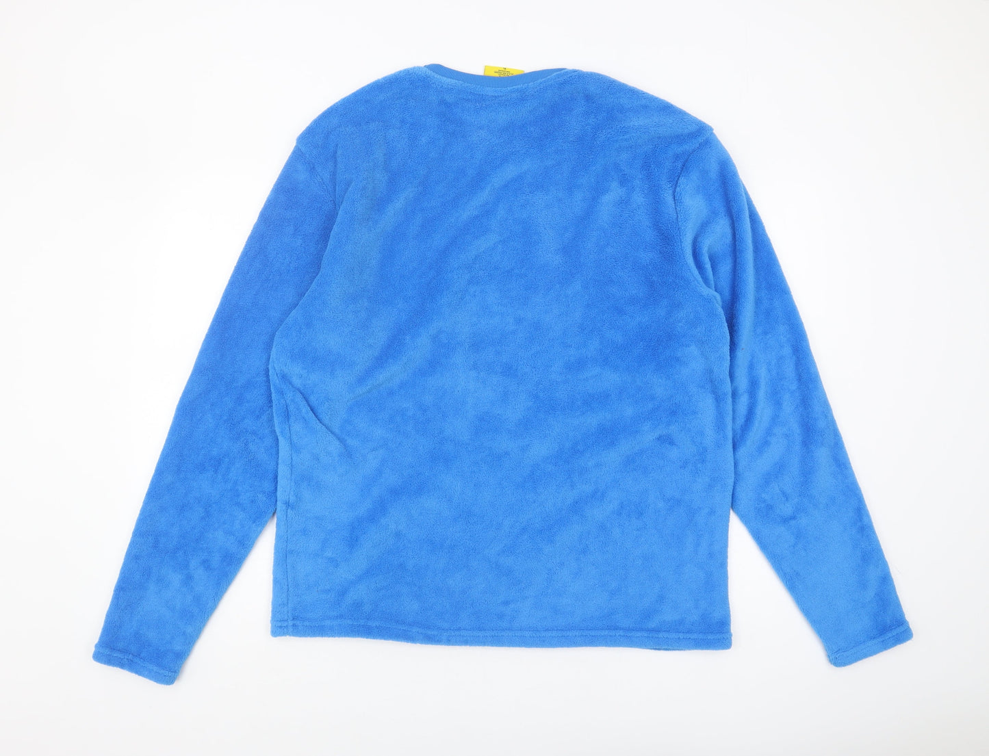 The Simpsons XL Men's Blue Pyjama Top - Cartoon Style