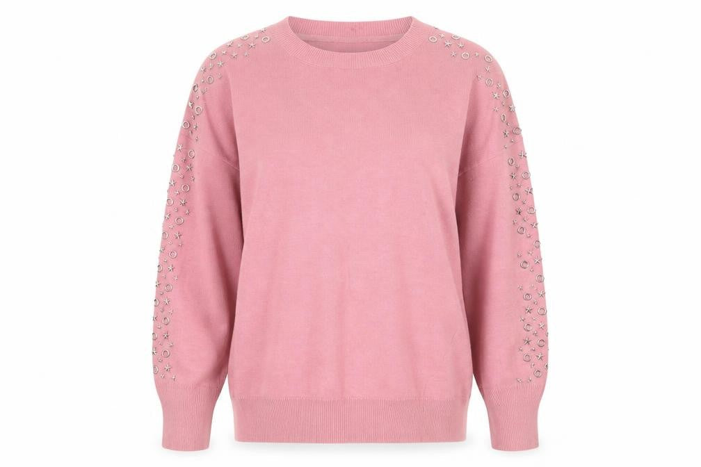 Sonder Studio Women's Pink Pullover Jumper, Size 12