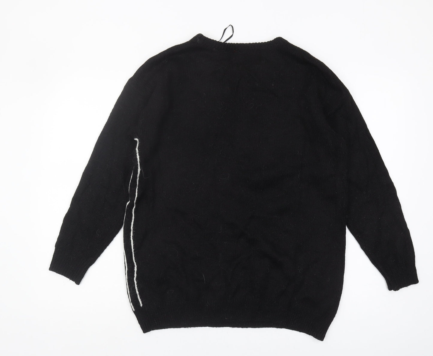 Disney Women's Black Pullover Mickey Mouse Jumper S