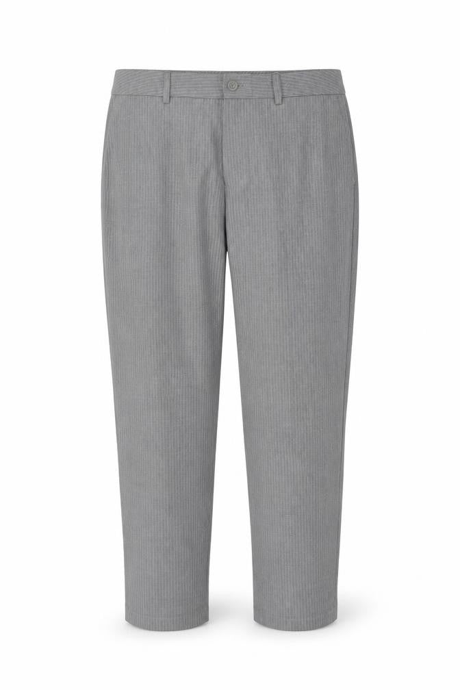 Van Heusen Women's Grey Dress Pants, Size 32, Elegant Fit