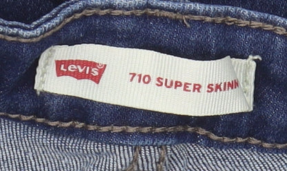 Preloved Levi's Boys Blue Skinny Jeans Medium Size - Label
