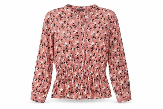 Marks and Spencer Women's Pink Floral Blouse Size 12