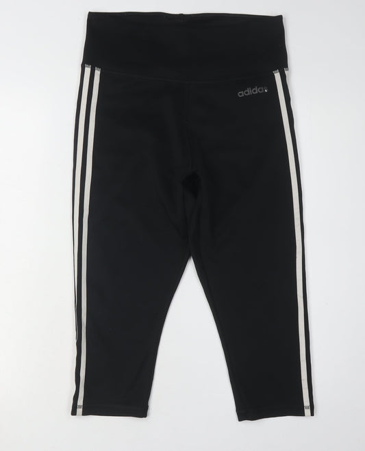 Adidas Women's Black Cropped Leggings M