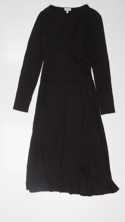 Phase Eight Women's Black Wrap Dress Size 8