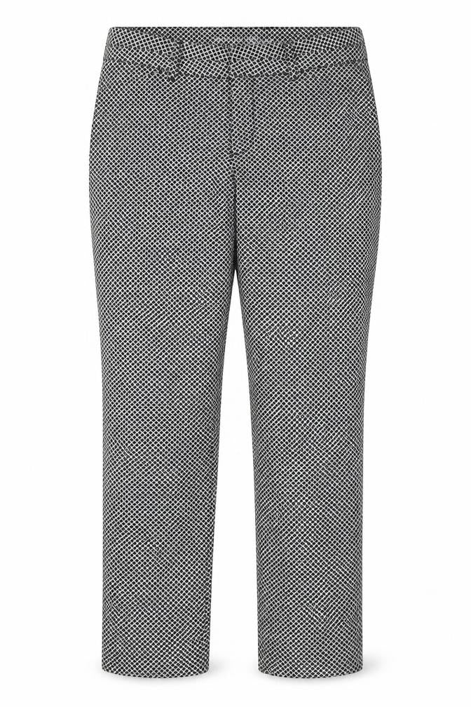 Gap Women's Geometric Khakis, Black, Size 12, Slim Fit