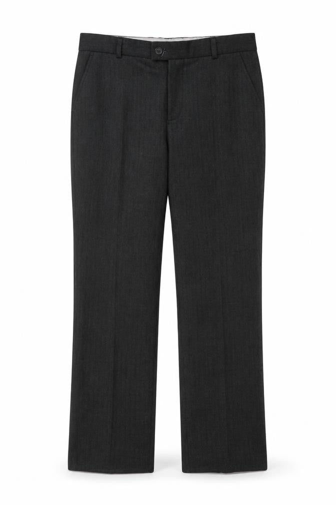 Paisley Women's Grey Trousers, UK 10, Button Closure