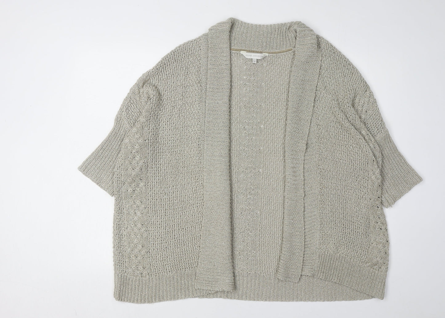 Rocha John Rocha Beige Cardigan Women Size 20 Casual