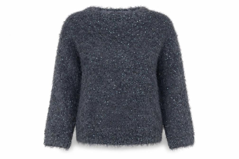 Marks & Spencer Grey Glitter Jumper Women Size 8