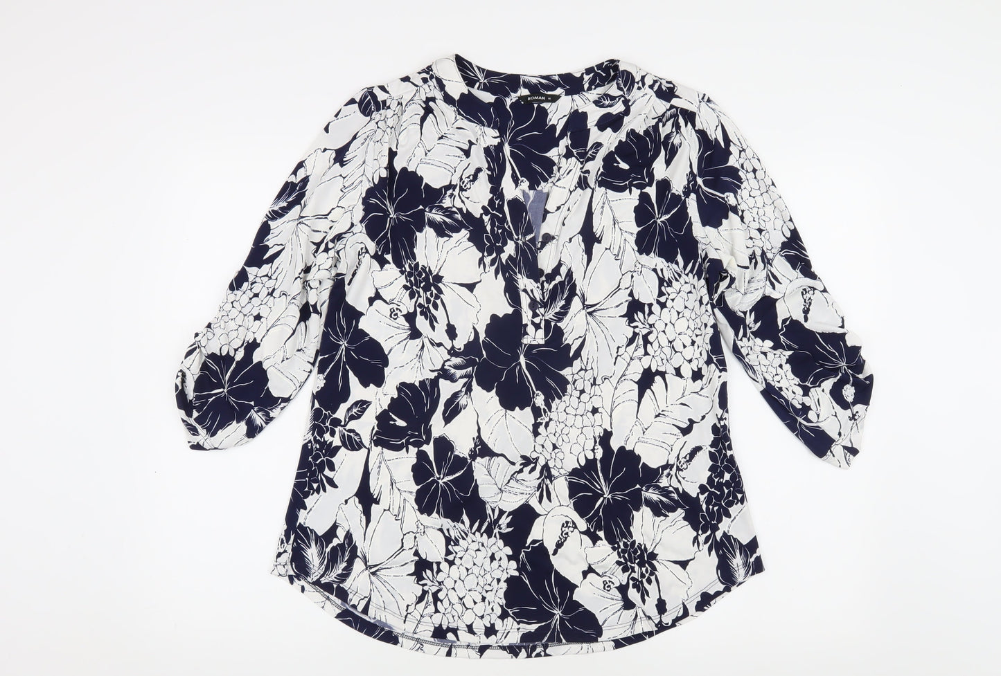 Roman Women's Floral Tunic Blouse, Size 10, Multicoloured