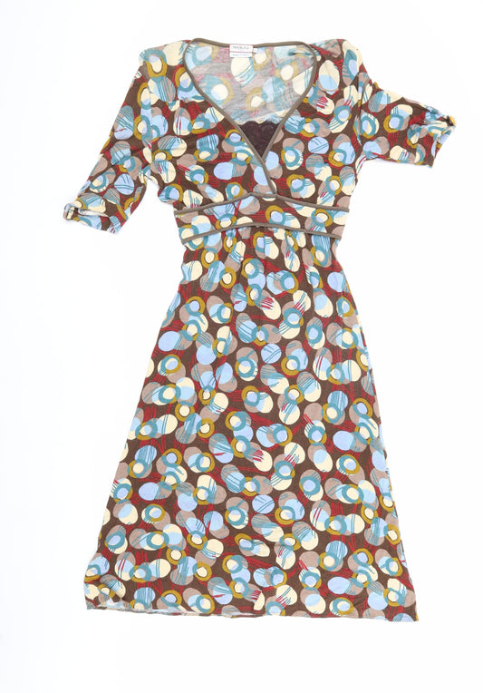 MAX&Co. Women's Multicoloured Wrap Dress - Size S
