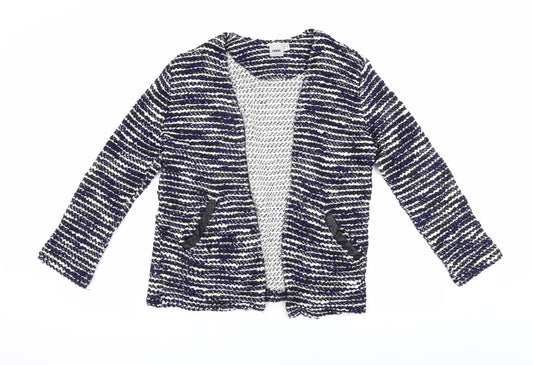 ASOS Women's Blue Striped Cardigan, Size 6