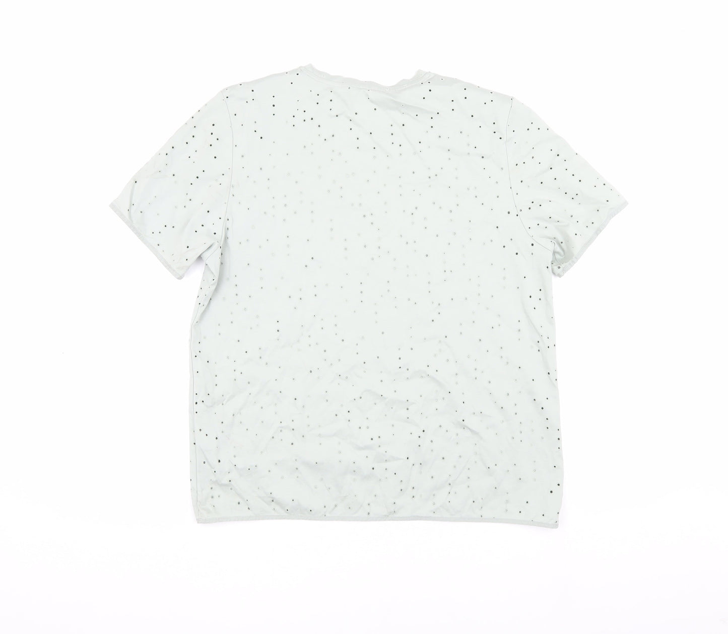 COS Women's Grey L Cotton Crew Neck T-Shirt