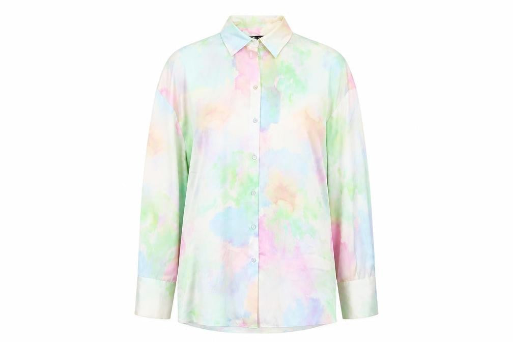 ZARA Women's Multicoloured XS Button-Up Shirt