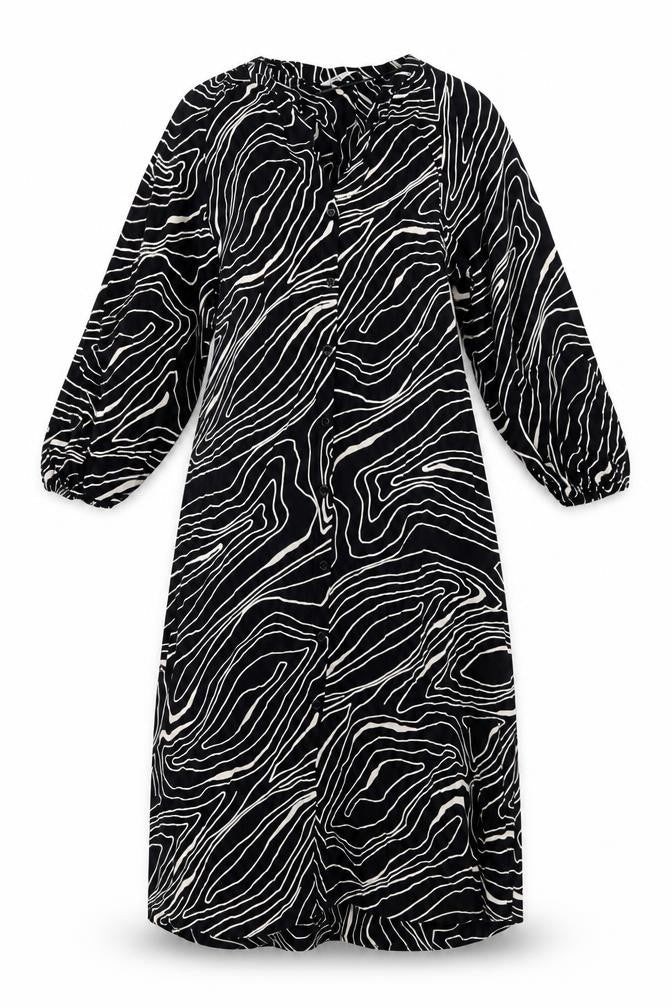 Zara Women's Black Button Dress Size 12