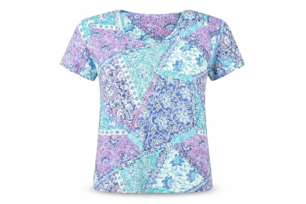 Isle Women's Multicoloured Floral T-Shirt L