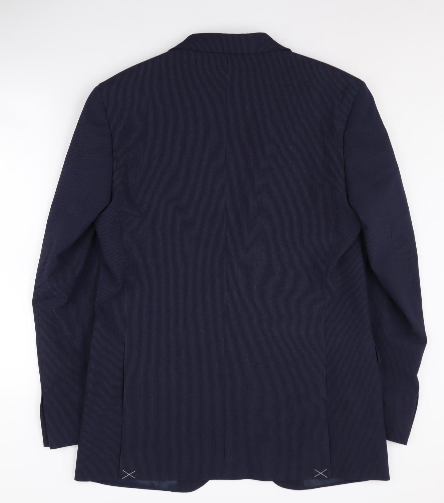 Marks and Spencer Men's Blue Single-Breasted Blazer 40L