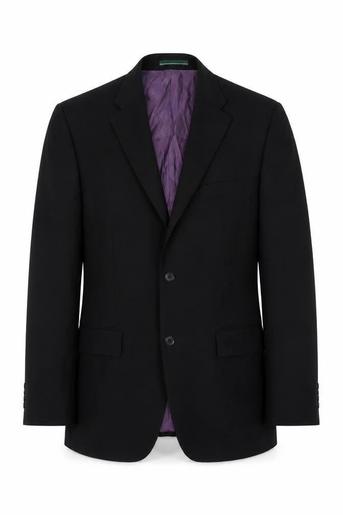 Greenwoods Black Men's Blazer, Size 38R Formal Jacket