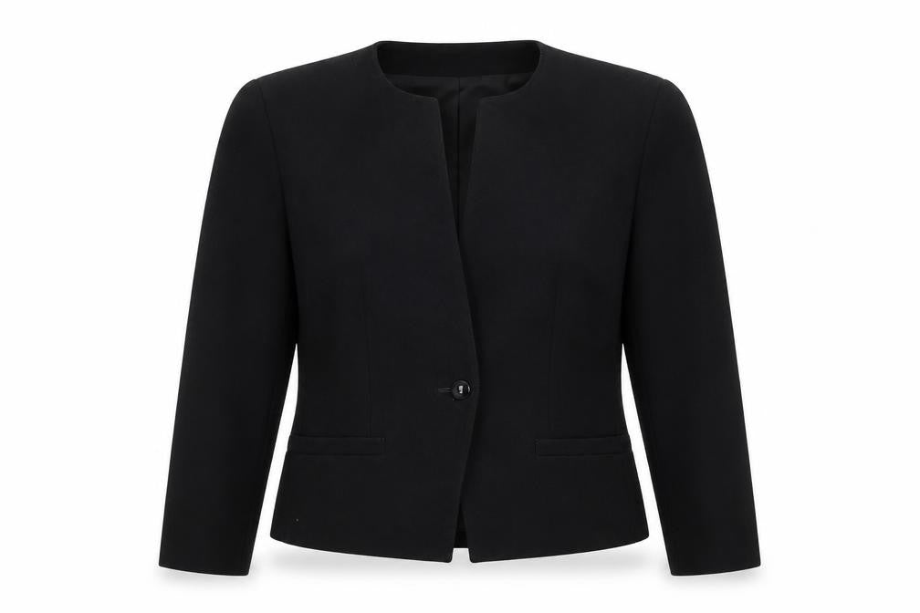 St Michael Women's Black Suit Jacket Size 10
