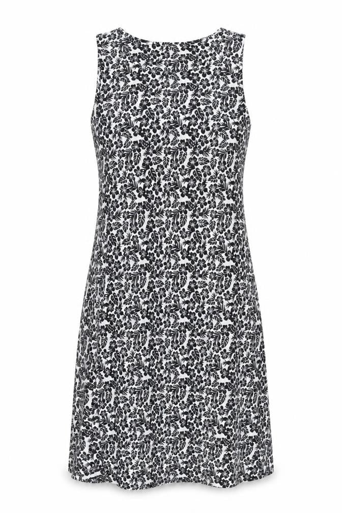 Marks & Spencer Women's Black Floral Dress Size 8