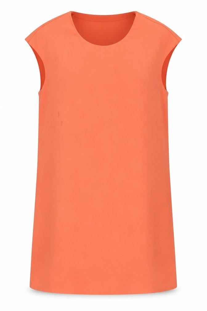 Mango Women's Orange Shift Dress UK Size 12