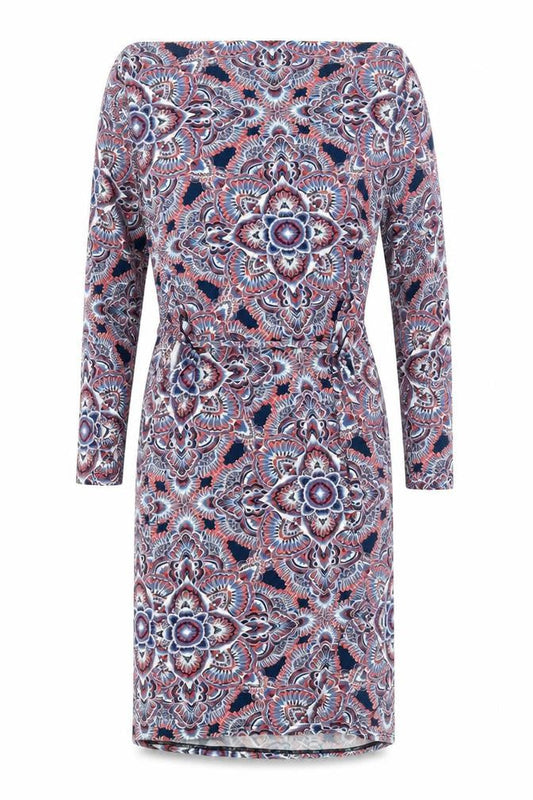 Monsoon Women's Multicoloured Geometric Dress Size 12