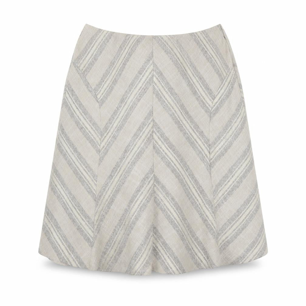 Marks & Spencer Women's Beige A-Line Skirt Size 14