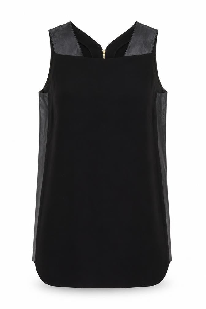 Mango Collection Women's Black Sleeveless Dress Size 12