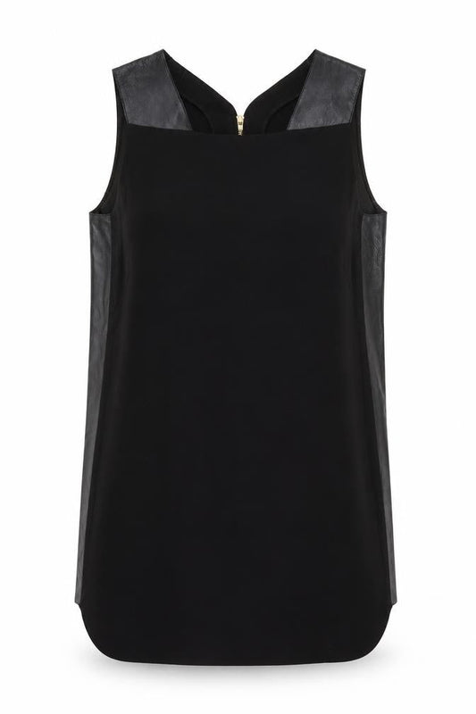 Mango Collection Women's Black Sleeveless Dress Size 12