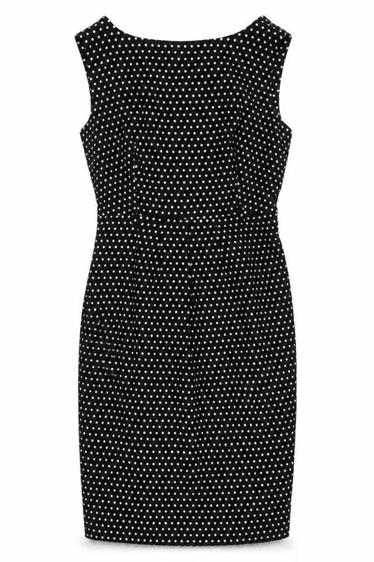 Marks & Spencer Women's Black Polka Dot Sheath Dress