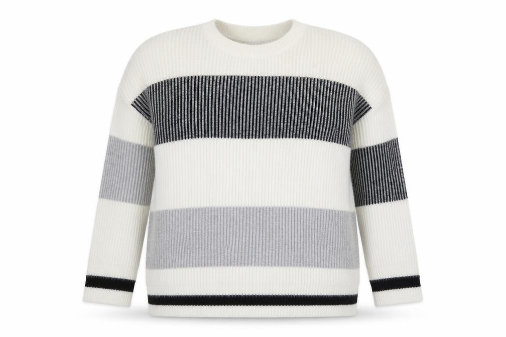 I.nco Women's Multicoloured Striped Jumper, Size 14