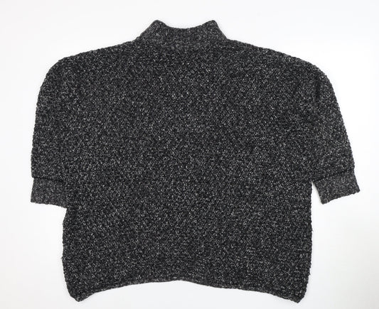 Selected Femme Women's Black High Neck Jumper Size S