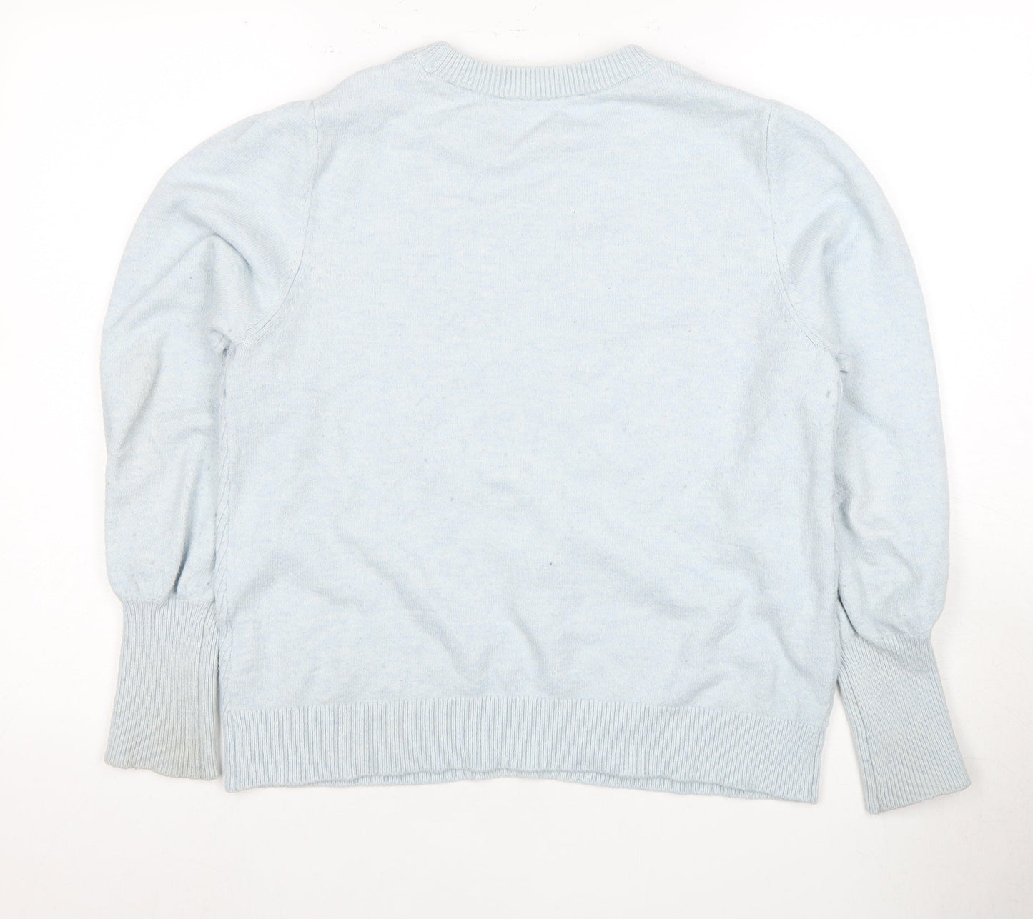 YAYA Women's Blue Crew Neck Pullover Jumper - Size L