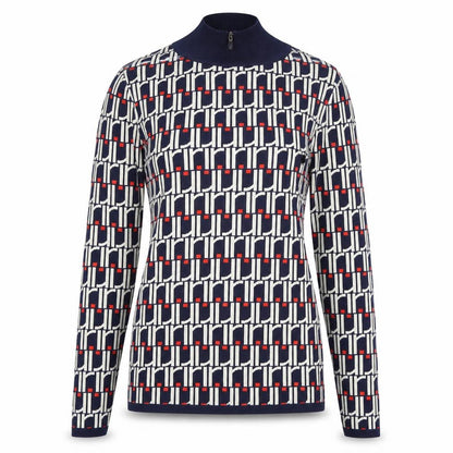 River Island Women's Multicoloured Mock Neck Blouse Size 10
