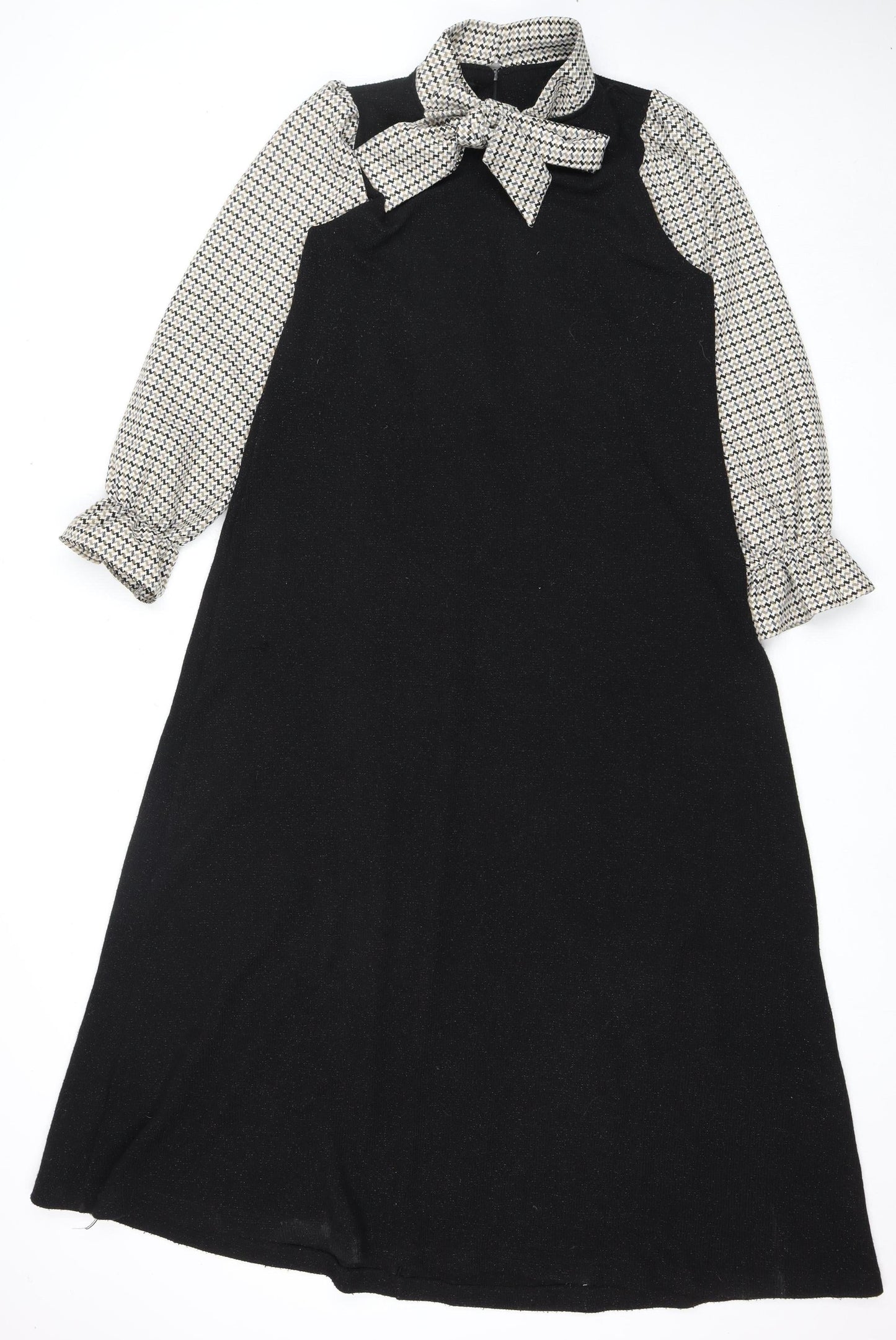 Kyl Women's Black Bow Sleeve Dress Size 12