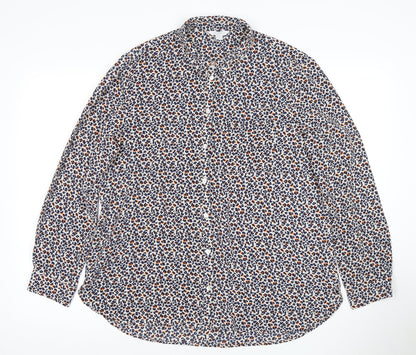 Springfield Women's Multicoloured button-up shirt - Size 14