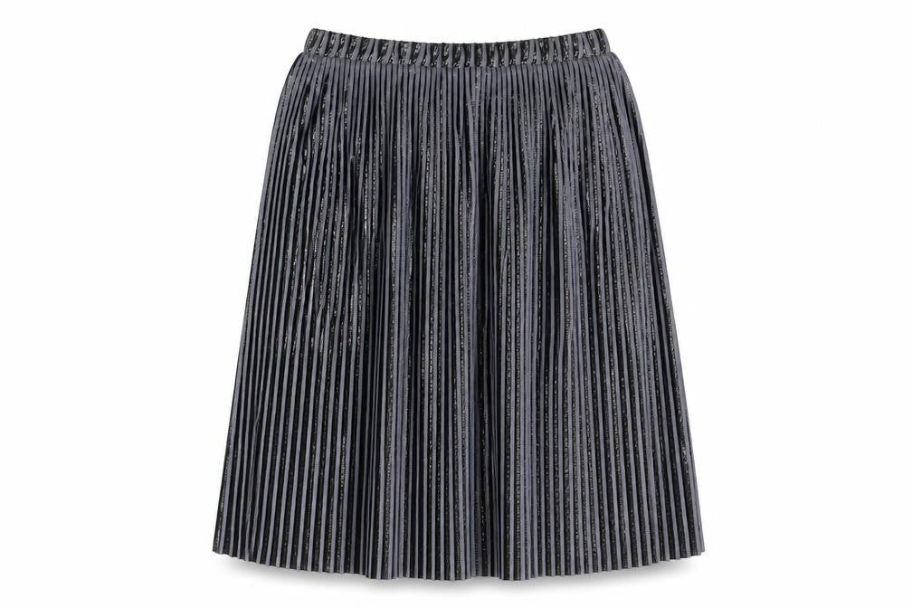 Zara Women's Black Pleated Midi Skirt, Size S