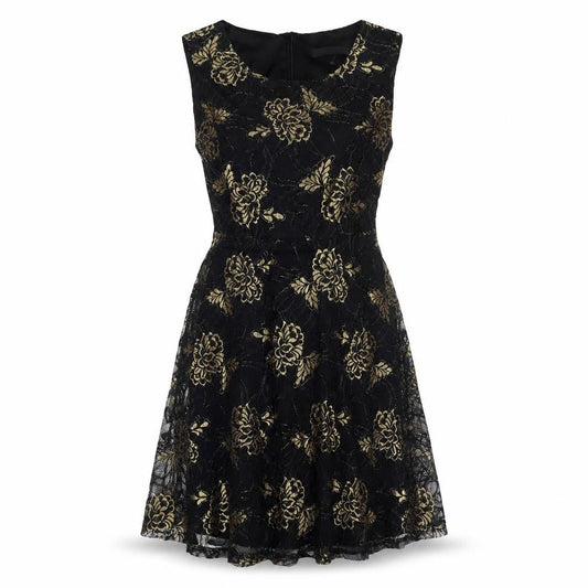 Fenn Wright Manson Women's Fit & Flare Dress, Black, Size 8