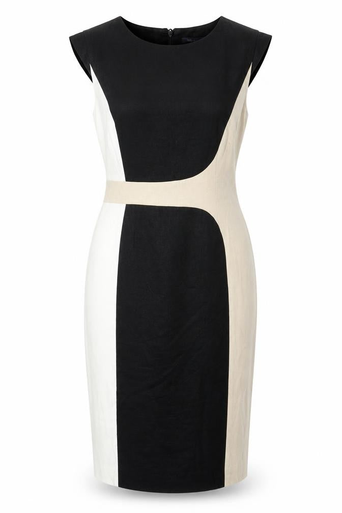 Marks & Spencer Women's Colourblock Dress, Size 10