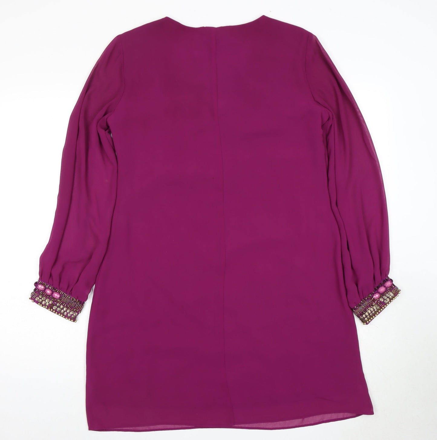 Amphora Women's Purple Long Sleeve Dress Size 12