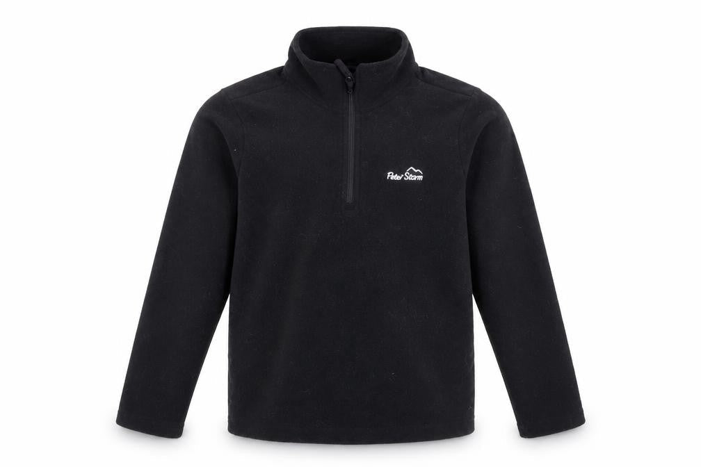 Peter Storm Boys Black Fleece Sweatshirt 7-8 Years