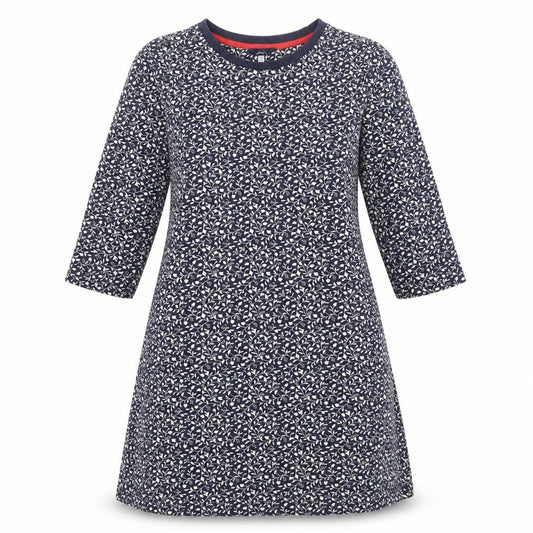 Joules Women's Blue Floral A-Line Dress Size 8