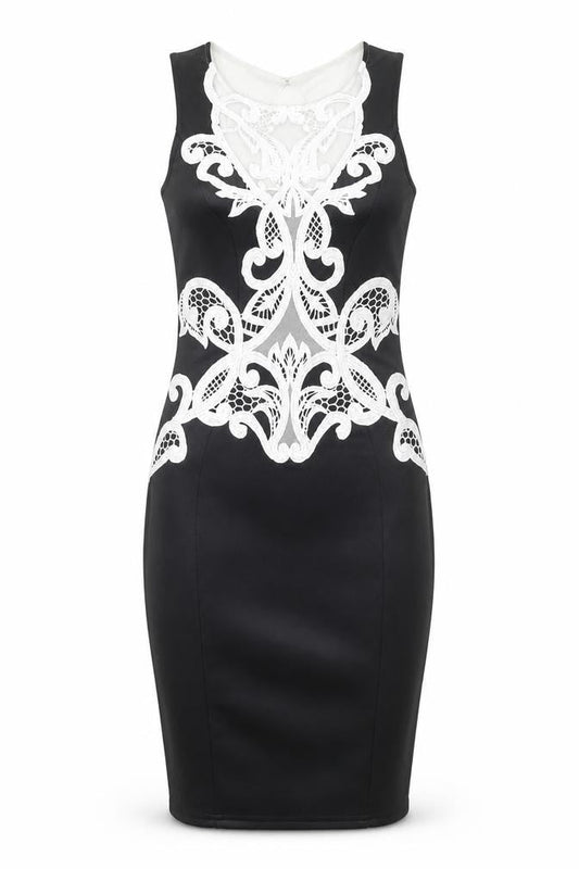 Lipsy London Women's Black Bodycon Dress Size 6