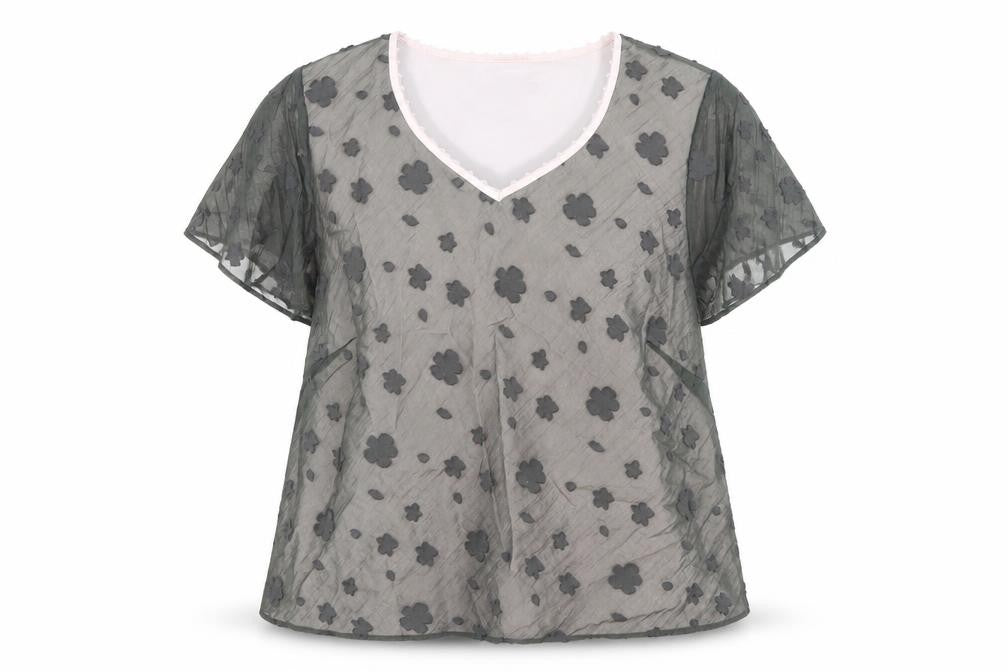 Jacques Vert Women's Black Floral Blouse, Size 20