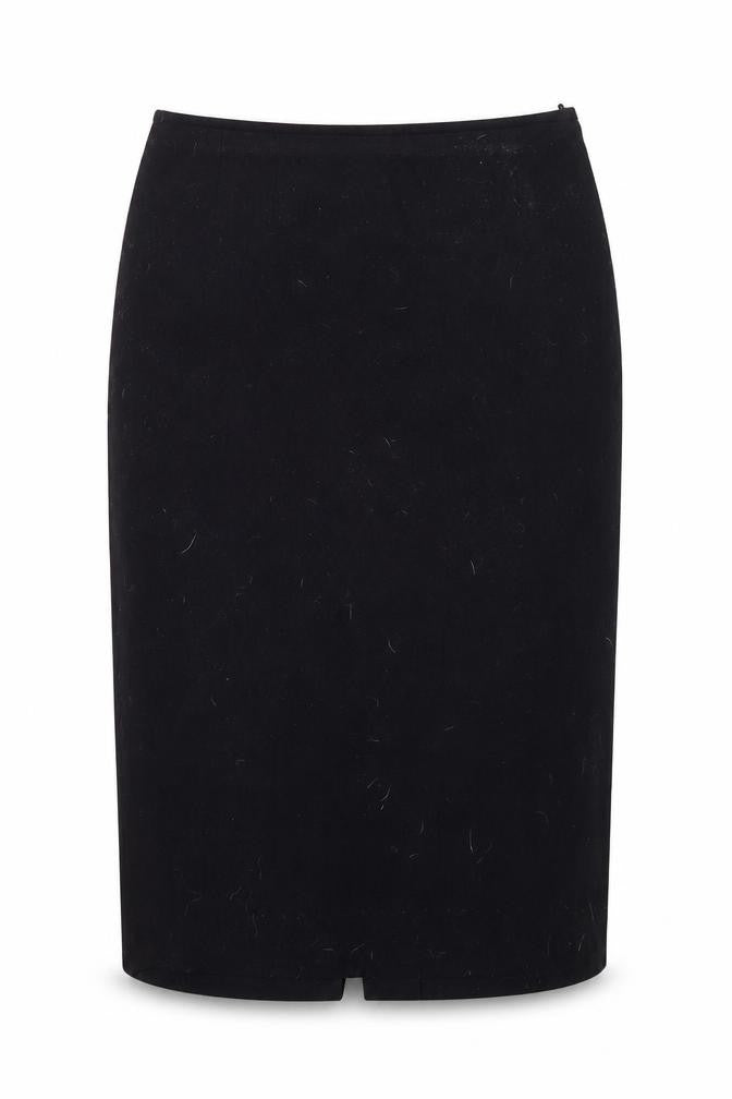 Kasper Women's Black Wool Pencil Skirt, Size 14, Business
